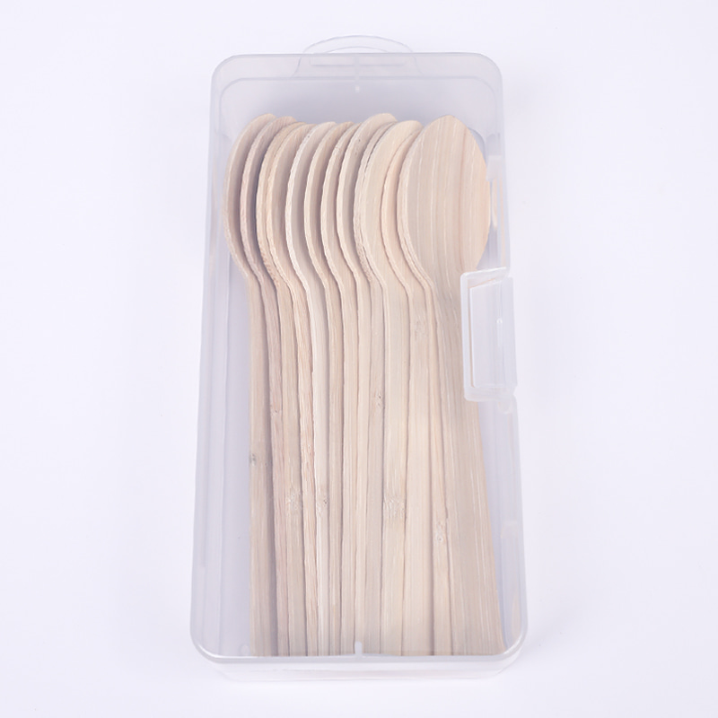 Tek Kullanımlık Paket Servis Dayanıklı Bambu Kaşık OL204